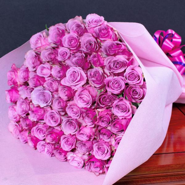 バラの花束 【60本】　送料無料　到着日指定可能　誕生日や記念日のプレゼントに バレンタイン ホワイトデー 母の日 父の日